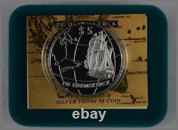 Nouvelle-Zélande 1996 pièce de preuve en argent de 5 $ De Heemskerck
