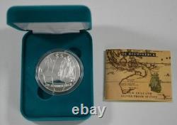 Nouvelle-Zélande 1996 pièce de preuve en argent de 5 $ De Heemskerck