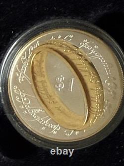 Nouvelle-Zélande 2003 Pièce en Argent Sterling Proof - Gildée Le Seigneur des Anneaux