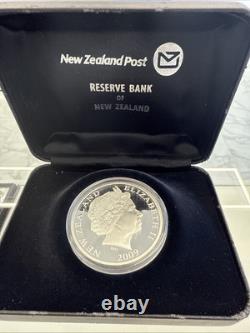 Nouvelle-Zélande 2009 1 OZ Pièce en Argent Proof Kiwi Pièces Icônes #7660
