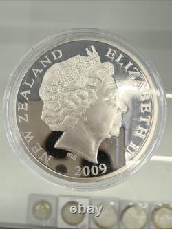 Nouvelle-Zélande 2009 1 OZ Pièce en Argent Proof Kiwi Pièces Icônes #7660