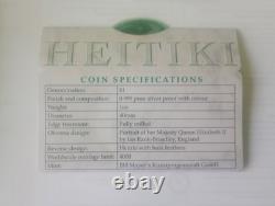 Nouvelle-Zélande - 2010 - 1 Oz Monnaie De Preuve D'Argent Art Maori Heitiki