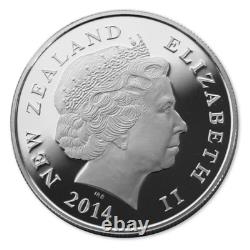 Nouvelle-Zélande 2014 – Pièce de 1 dollar en argent Belle Épreuve HMS Achilles