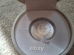 Nouvelle-Zélande 2015 Monnaie en argent de 1 $ Coupe du Monde de Cricket Pièce en forme de dôme