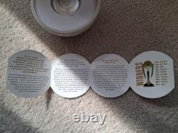 Nouvelle-Zélande 2015 Monnaie en argent de 1 $ Coupe du Monde de Cricket Pièce en forme de dôme