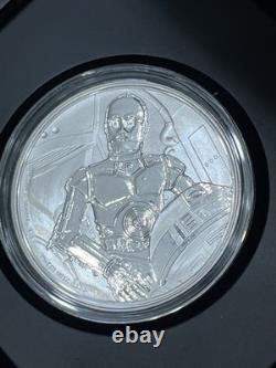 Nouvelle-Zélande 2017 2 $ C-3PO 1 oz Argent