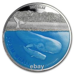 Nouvelle-Zélande - 2018 - Cachalot - Pièce en argent de 1 oz en épreuve