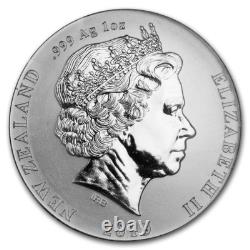 Nouvelle-Zélande - 2019 1 OZ Pièce en Argent Kiwi Série - Pièce Kiwi Brun