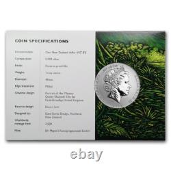 Nouvelle-Zélande - 2019 1 OZ Pièce en Argent Kiwi Série - Pièce Kiwi Brun