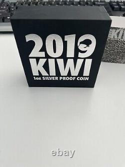 Nouvelle-Zélande - 2019 - Pièce de 1 once en argent - Pièce Kiwi - Rare