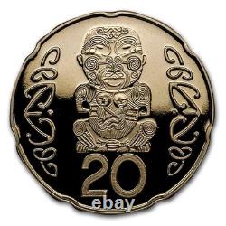 Nouvelle-Zélande 2020 Ensemble monétaire en argent proof - Manchot huppé des îles Chatham