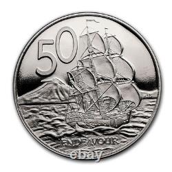 Nouvelle-Zélande 2020 Ensemble monétaire en argent proof - Manchot huppé des îles Chatham