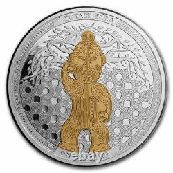 Nouvelle-Zélande 2022 Art Maori - Ensemble de Monnaie en Argent Proof - Tane Mahuta