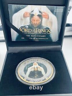 Nouvelle-Zélande - 2023 Le Seigneur des Anneaux - Le Retour du Roi 2oz Argent Proof