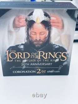 Nouvelle-Zélande - 2023 Le Seigneur des Anneaux - Le Retour du Roi 2oz Argent Proof