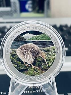 Nouvelle-Zélande - 2024 - Pièce en argent proof de 1 oz - Série de pièces Kiwi