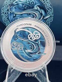 Nouvelle-Zélande - 2025 - Mangopare - Requin marteau - Pièce en argent proof de 1 oz