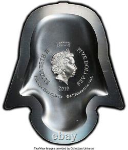 Nouvelle-Zélande Elizabeth II Star Wars Casque de Darth Vadar 5 Dollars (2 oz)