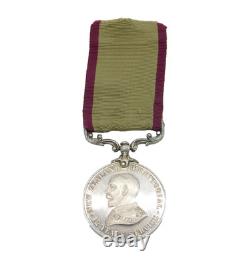 Nouvelle-Zélande George V Médaille territoriale en argent 12 ans de service antique 1911