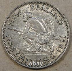 Nouvelle-zélande 1941 Shilling Xf