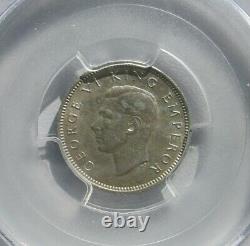 Nouvelle-zélande 1941 Six Pence 6d, Pcgs Ms63, Très Faible Mintage, Seulement 2 Grades Plus Élevés
