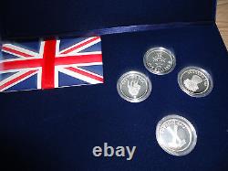 Nouvelle-zélande- 1998 Silver Proof 5 Dollars Coin Set- Pride Of New Zeland