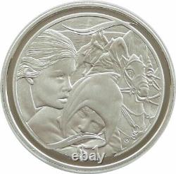 Nouvelle-zélande 2003 Silver Proof Coin- Lord Of The Rings Coin