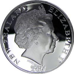 Nouvelle-zélande 2009 Giants 5 Pièces De Monnaie Jeu De Preuve $1 1 Oz Pure Silver Eagle Whale