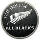 Nouvelle-zélande- 2011 1 Oz Silver Proof Coin- Tous Les Noirs Silver Fern