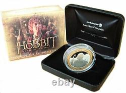 Nouvelle-zélande- 2012 1 Oz Silver Proof Coin- Hobbit Coin Bilbo Baggins