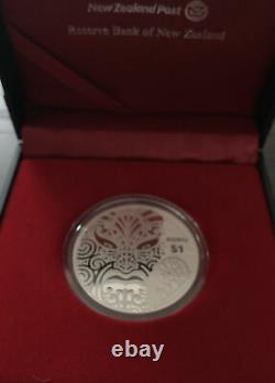 Nouvelle-zélande 2013 1 Oz Silver Proof Coin Maori Art Koru