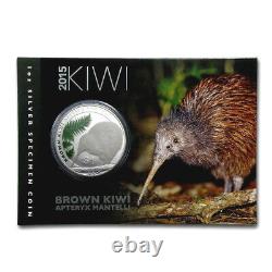 Nouvelle-zélande 2015 1 Oz Argent Non Circulé Coin Kiwi Coin