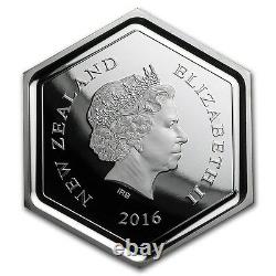 Nouvelle-zélande 2016 1 Oz Silver Proof Coin- Honey Bee Coin! Rares
