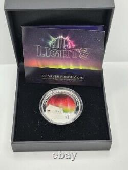 Nouvelle-zélande 2017 Southern Lights 1 Oz Silver Proof Coin
