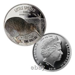 Nouvelle-zélande- 2018- 1 Oz Silver Proof Coin- Kiwi Coins Series