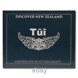 Nouvelle-zélande 2021 1 Oz Silver Proof Coin- Découvrez La Nouvelle-zélande Tui
