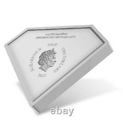 Nouvelle-zélande 2021 1 Oz Silver Proof Coin- Superman Shield