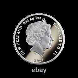Nouvelle-zélande- 2021 Silver Proof Coin Set Tangaroa Guardian De L'océan