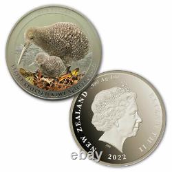 Nouvelle-zélande- 2022 1 Oz Silver Proof Coin- Kiwi Coin! Nouvelle Version