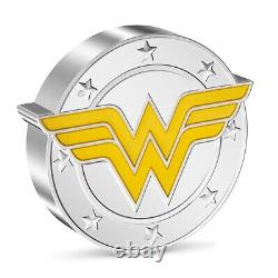 Nouvelle-zélande 2022 -wonder Womant Logo 1oz Pièce De Preuve Argent