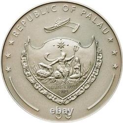 Palaos 5 dollars 2009 argent BU 200e anniversaire de Louis Braille