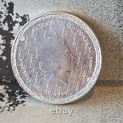 Pièce Équilibre Cosmique 2022 Tokelau 1 oz 99 argent Reine Élisabeth II