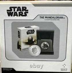 Pièce d’argent colorisée Mandalorian de 1 oz Niue 2021 avec emballage d’origine et certificat d’authenticité (2) disponibles Pièce d’argent colorisée Mandalorian de 1 oz Niue 2021 avec emballage d’origine et certificat d’authenticité (2) disponibles