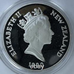 Pièce de 1 dollar néo-zélandais en argent proof du traité de Waitangi de 1990 (27,2 g, Ag 925)
