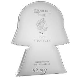 Pièce de 1 oz en argent fin Chibi Darth Vader Niue 2020 Monnaie de Nouvelle-Zélande