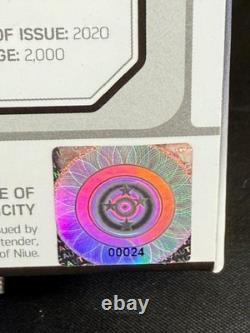 Pièce de 1 oz en argent pur Chibi Darth Vader Niue 2020 Monnaie de Nouvelle-Zélande #24/2000