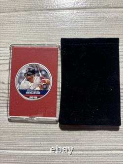 Pièce de collection MLB Agoro 2025 en argent proof 1 oz Rafael Devers Ruby 50/100