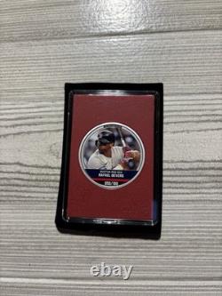 Pièce de collection MLB Agoro 2025 en argent proof 1 oz Rafael Devers Ruby 50/100