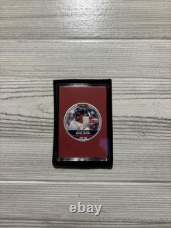 Pièce de collection MLB Agoro 2025 en argent proof 1 oz Rafael Devers Ruby 50/100 Pièce de collection MLB Agoro 2025 en argent proof 1 oz Rafael Devers Ruby 50/100