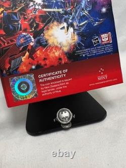 Pièce de collection Optimus Prime 1 oz en argent 2022 - New Zealand Mint